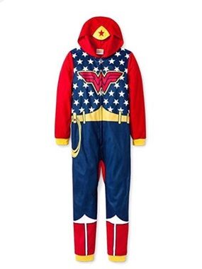 Wonder Woman Kids Hooded Onesie L (10-12)
